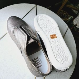 FRYE Maya Slip-On Sneaker Golden Silver. Never Been Worn
